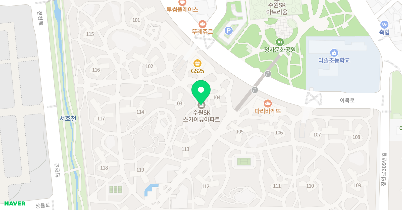 더채움공부방  위치