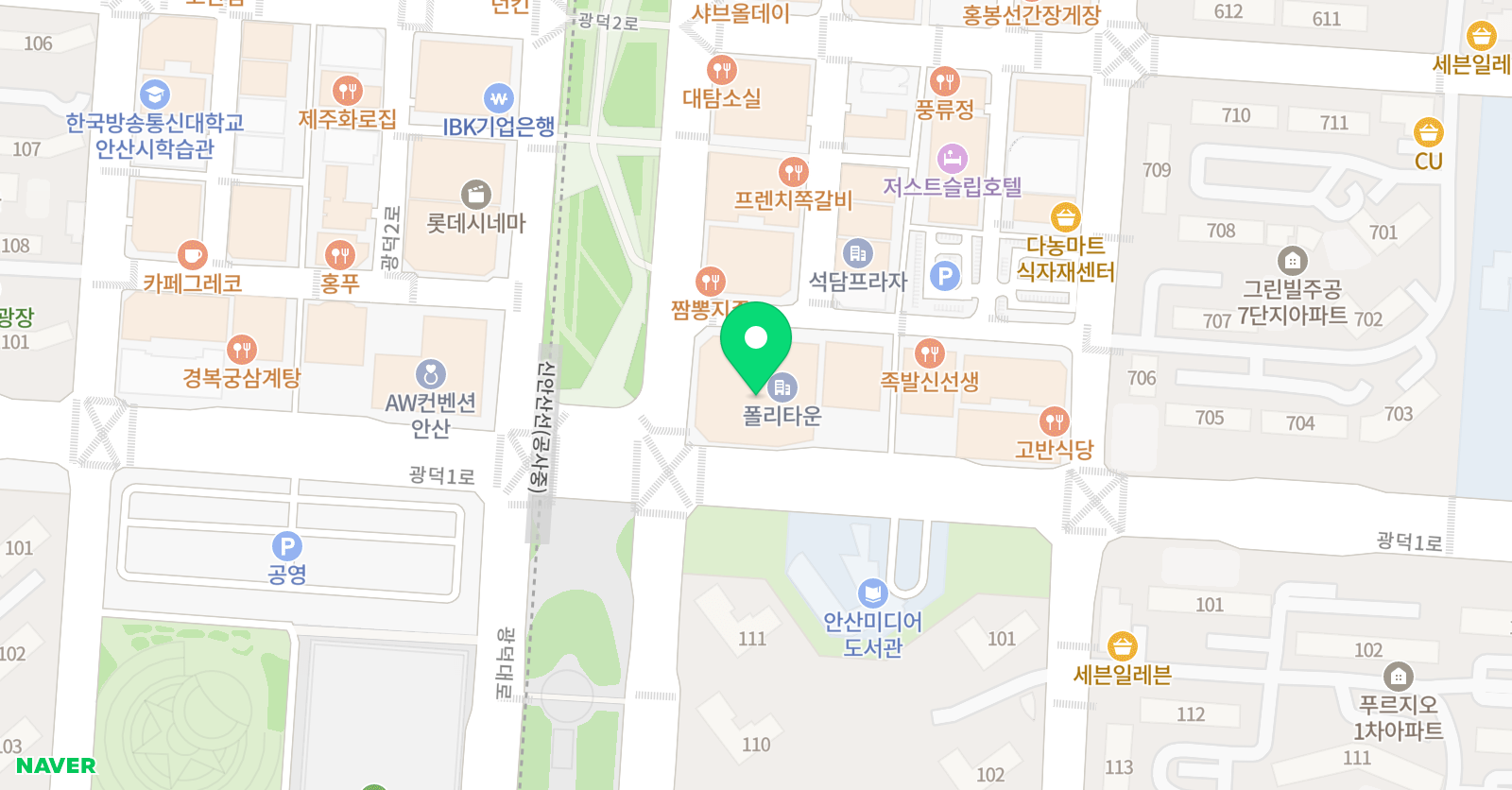 기성쌤 수학학원 위치