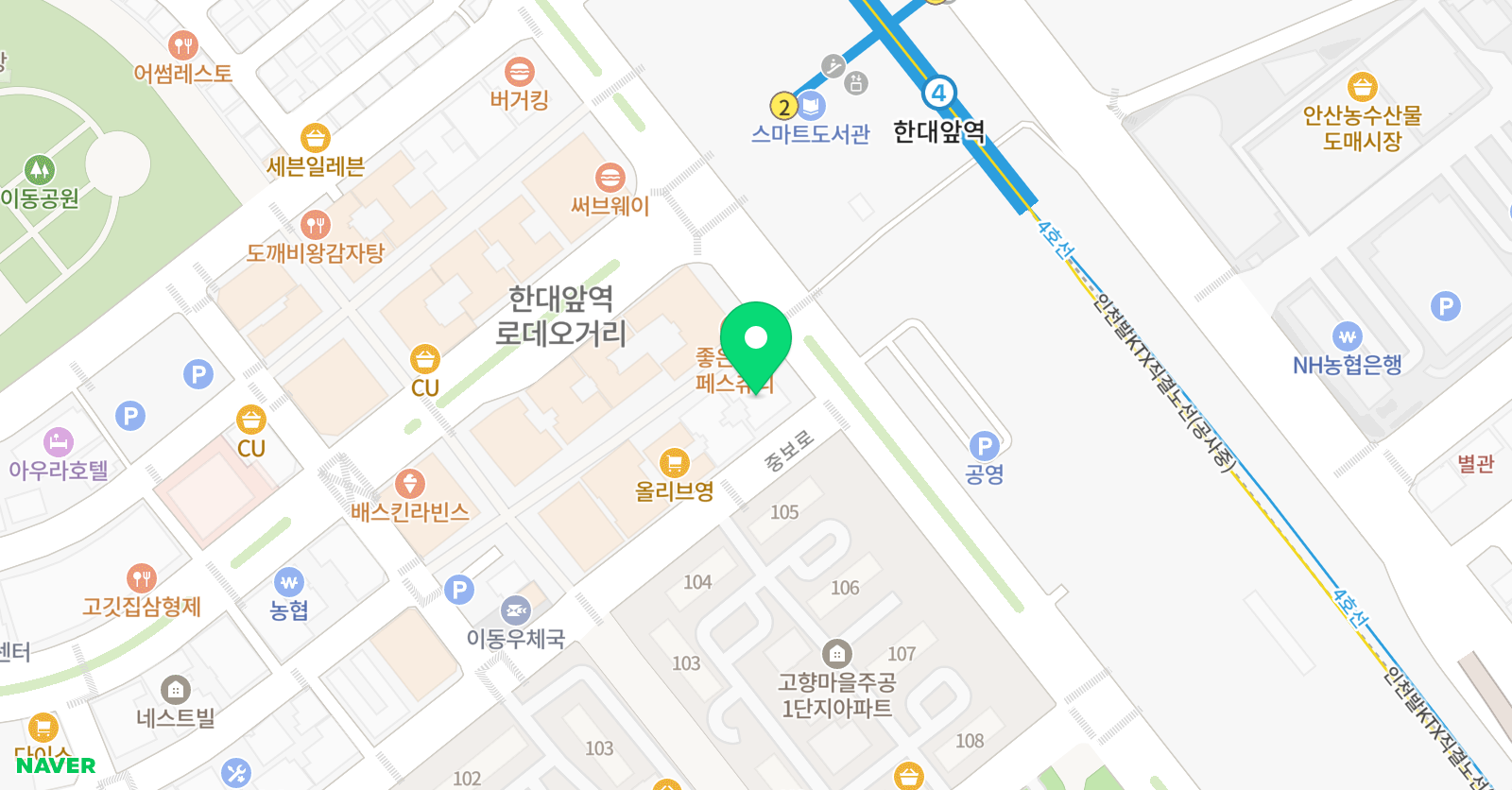 발레핏포유 위치
