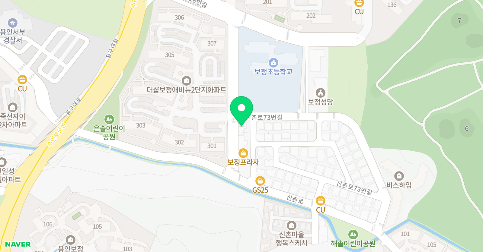 보정 태권도장 위치