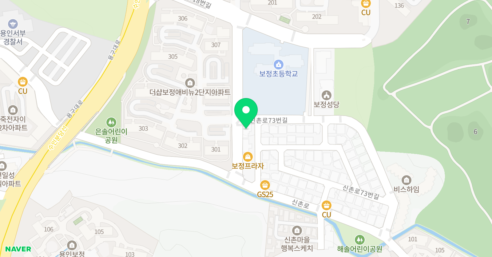 늘봄 미술학원 위치