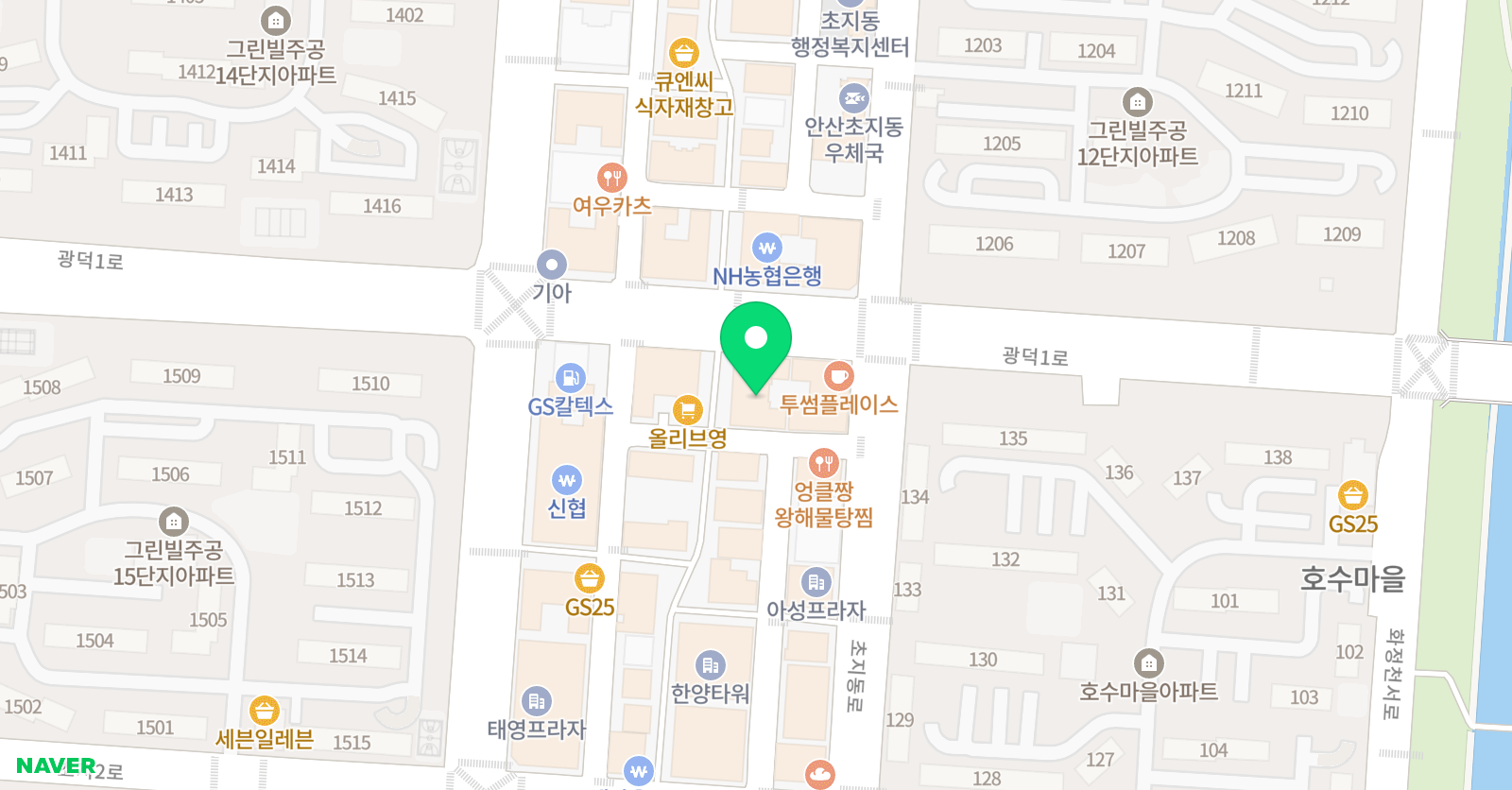 공앤정 수학학원 위치