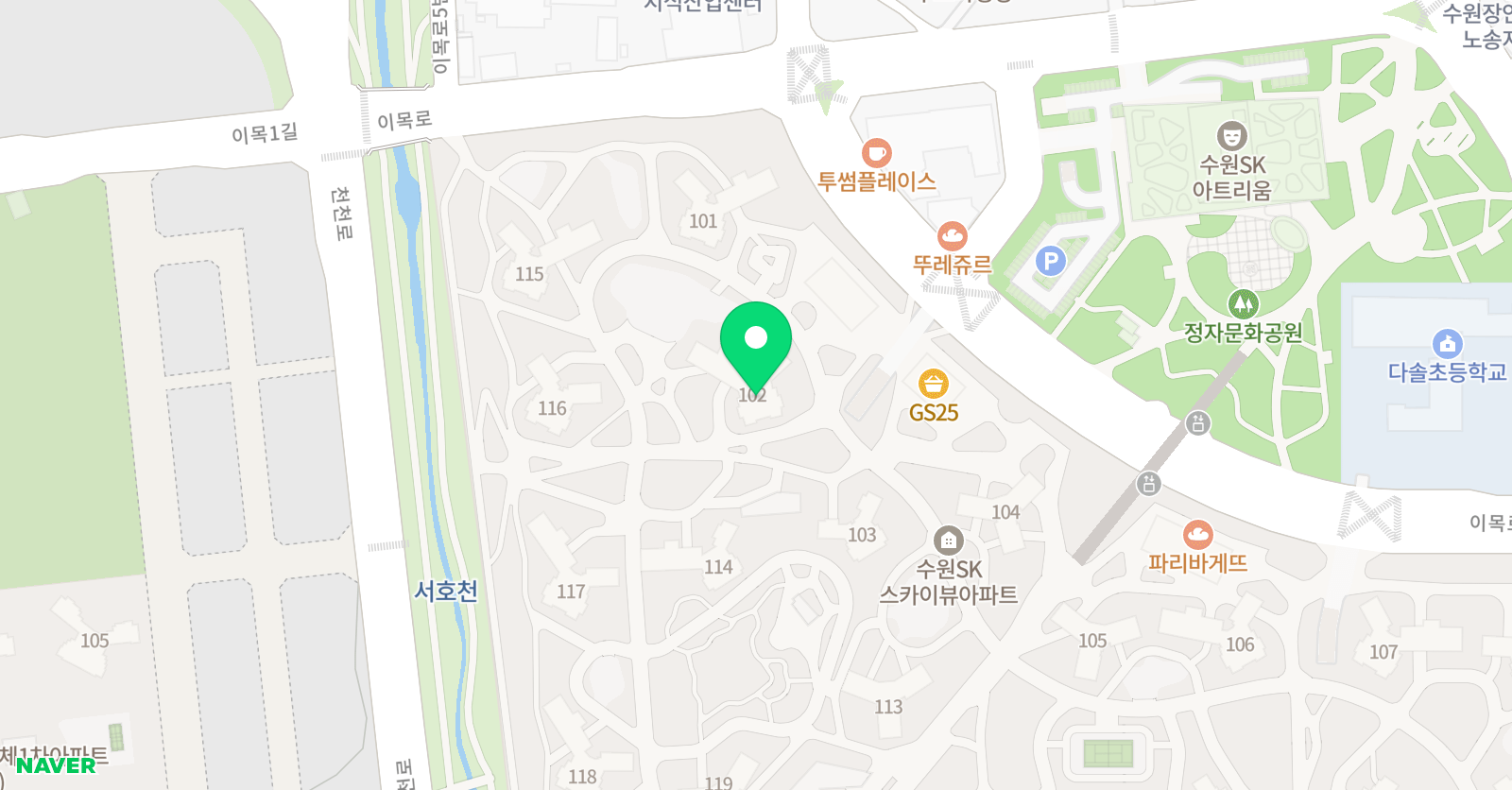 웅진씽크빅 스마트올클래스 SK 공부방 위치