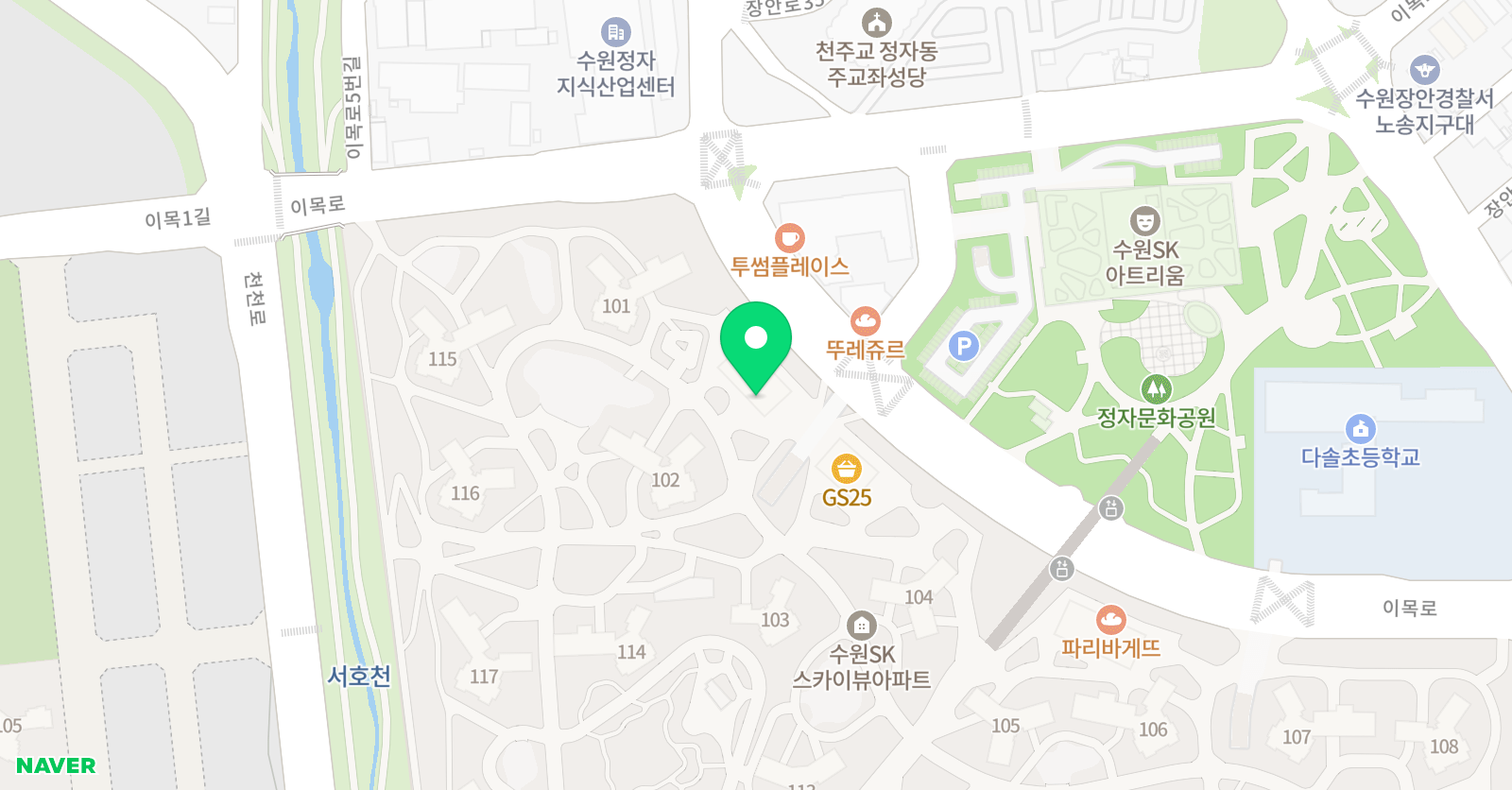 숲소리 음악교습소 위치