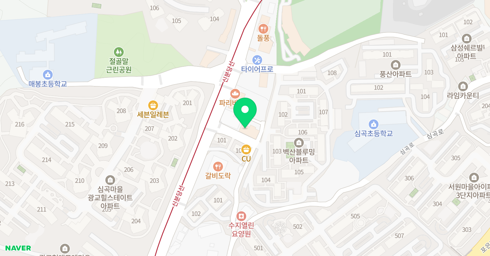 행복한 음악학원 위치