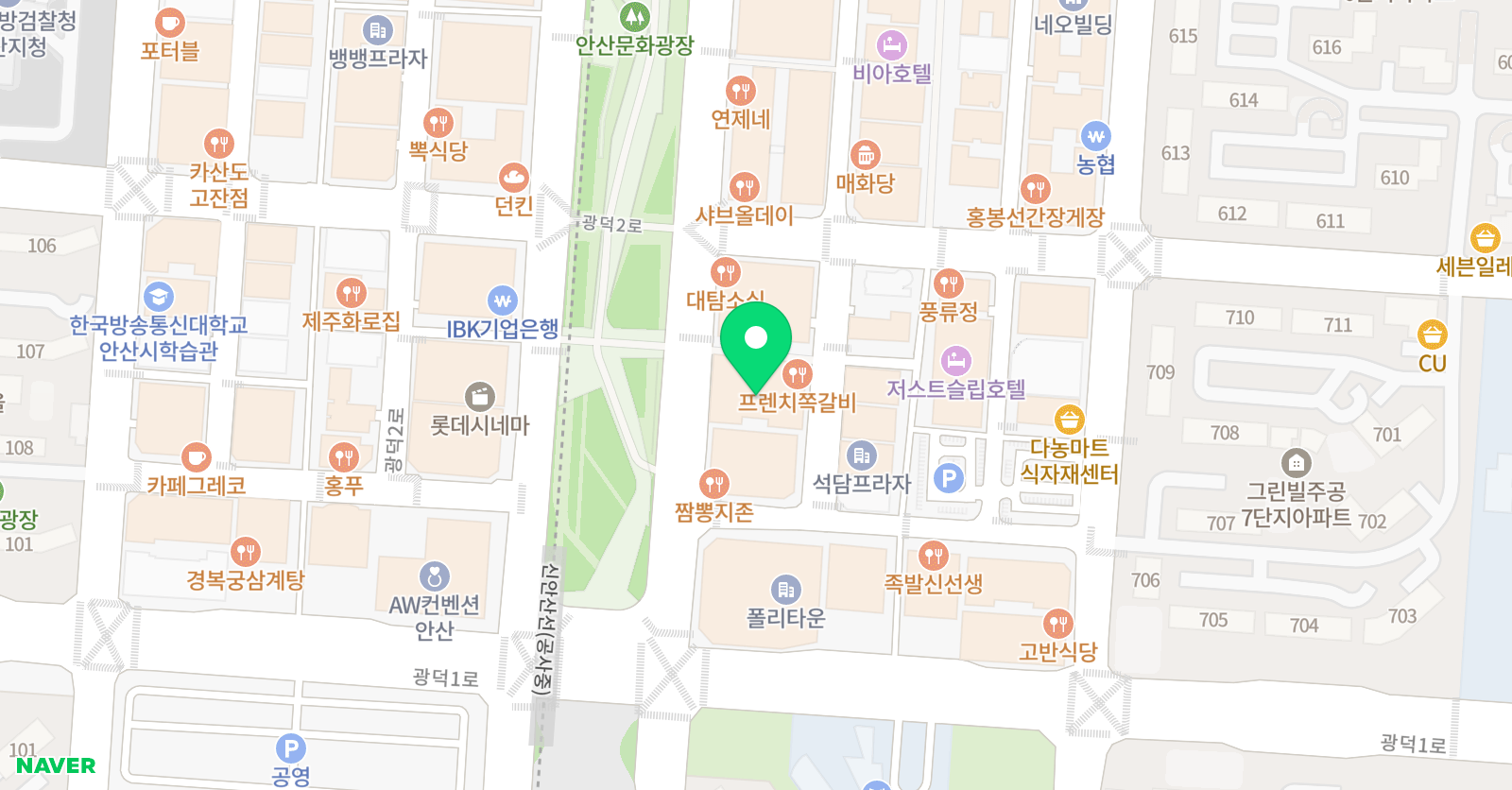 SES 영어전문학원 위치