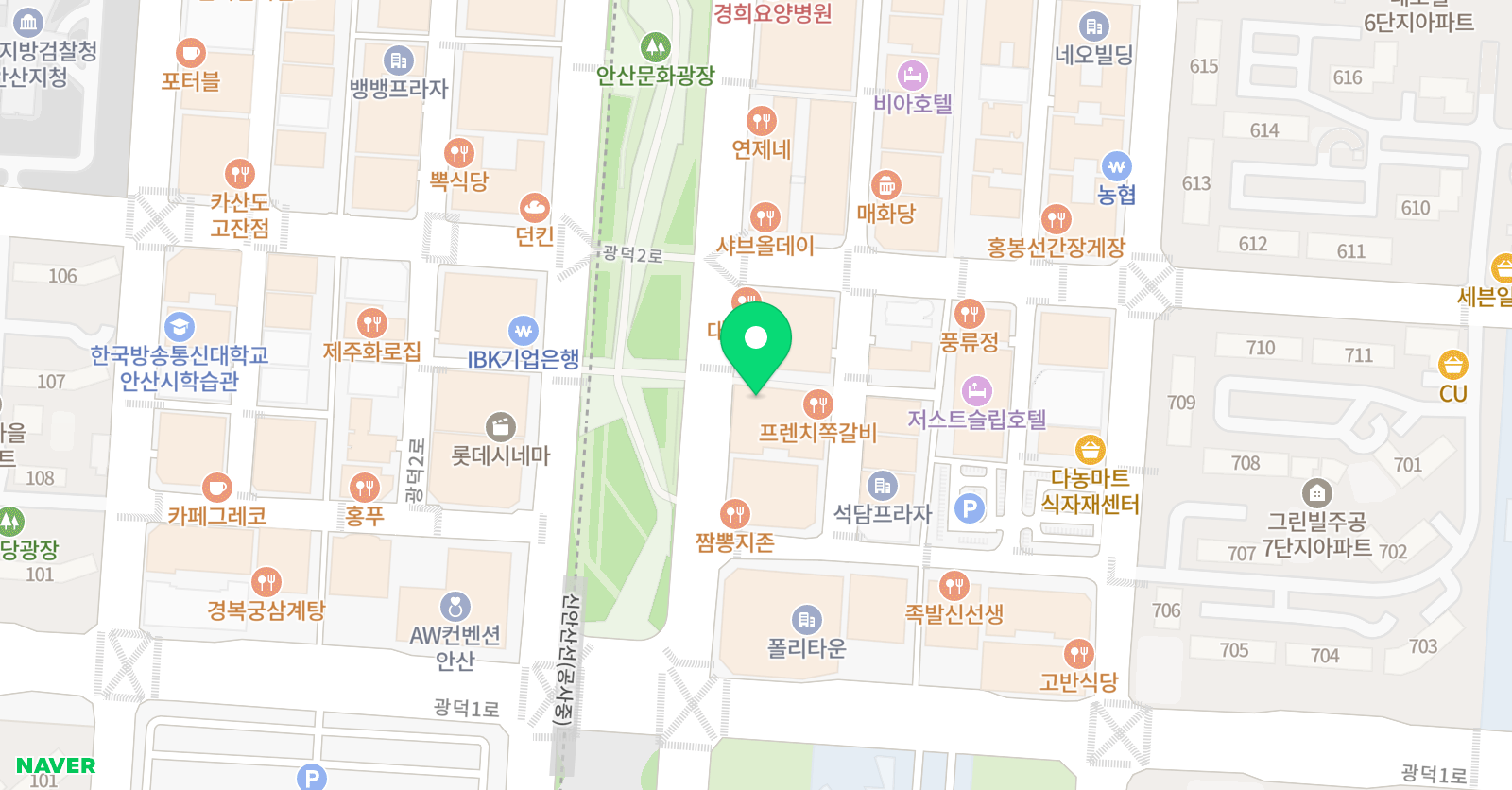 매스탑 수학학원 위치