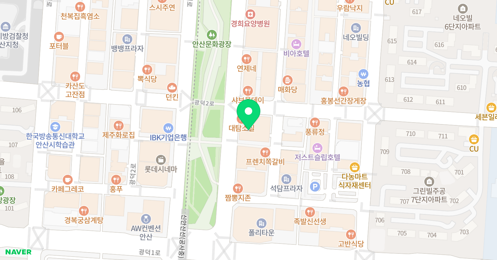 안산브라이튼 위치