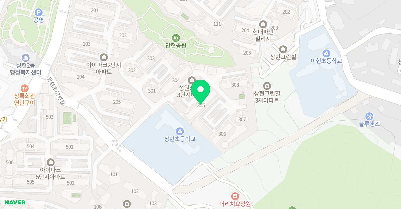 아소비 용인상현초점 위치