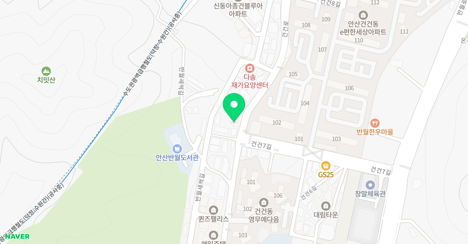 삼성 영어학원 창촌초교실 위치