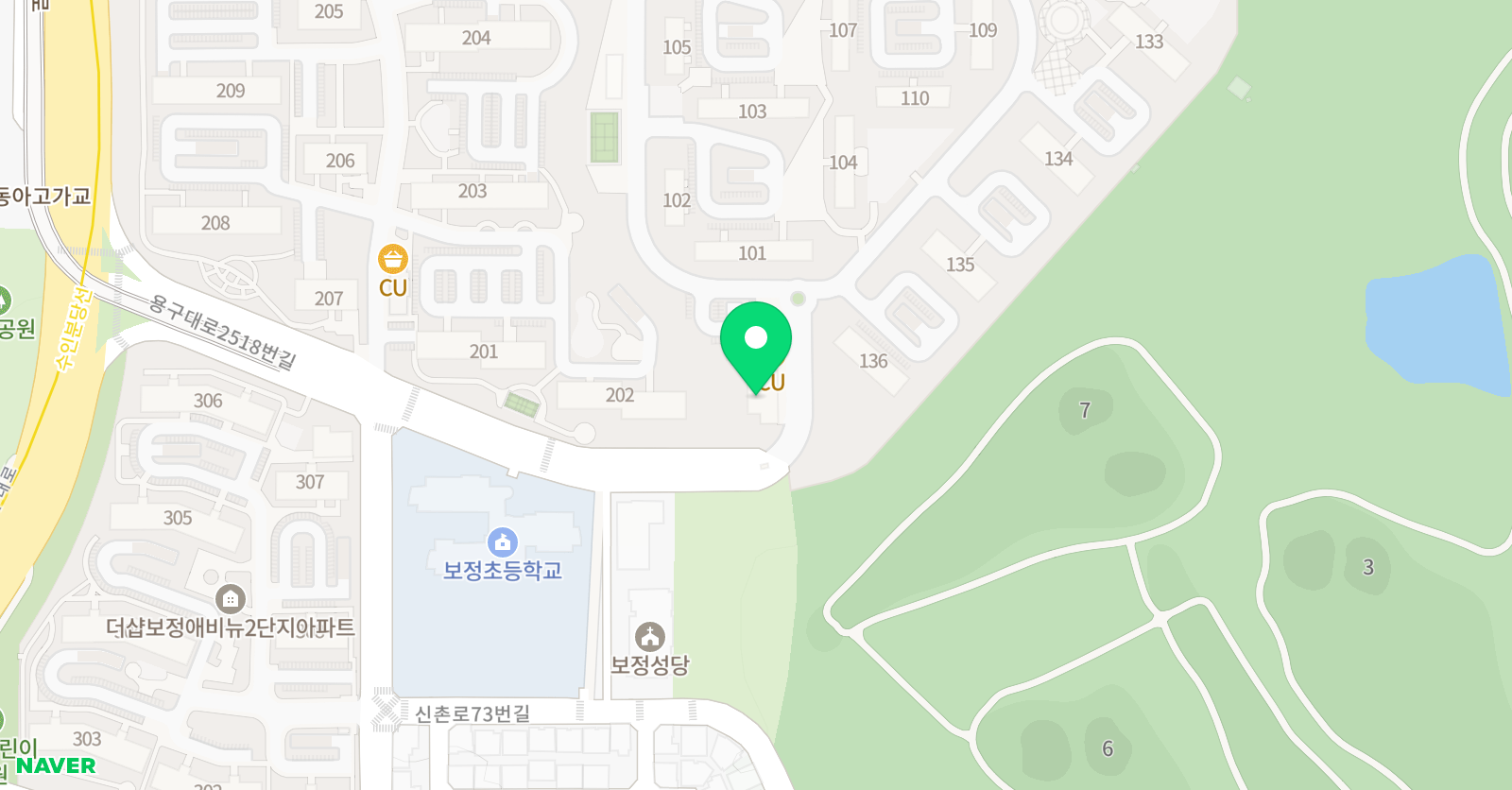 참사랑 학원 위치