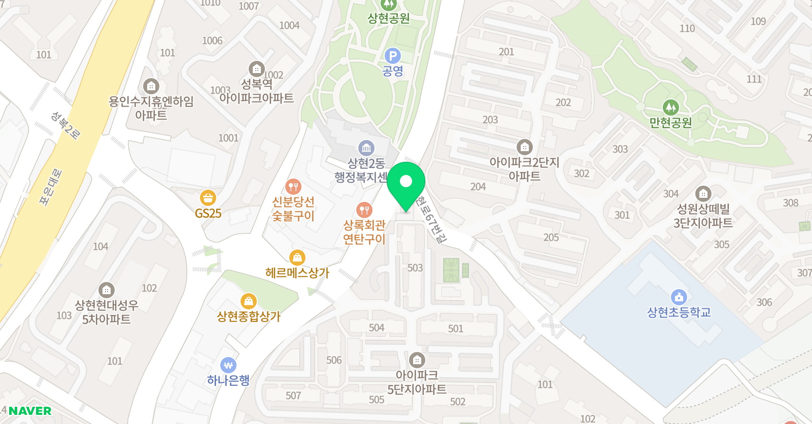 KNK 영어학원 위치