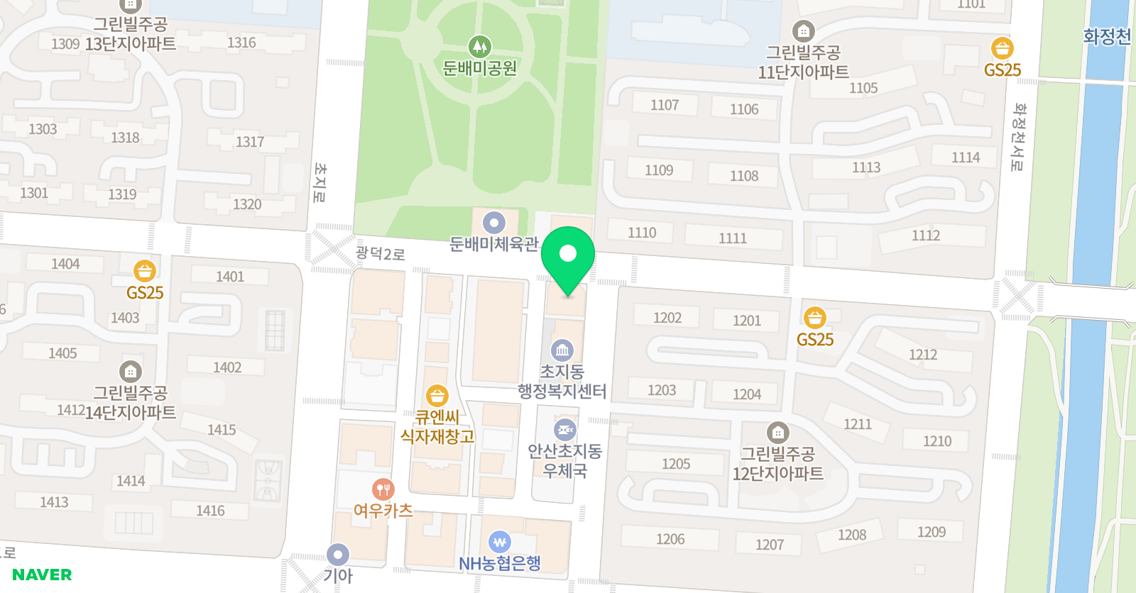 쏘앤뮤직 음악학원 위치