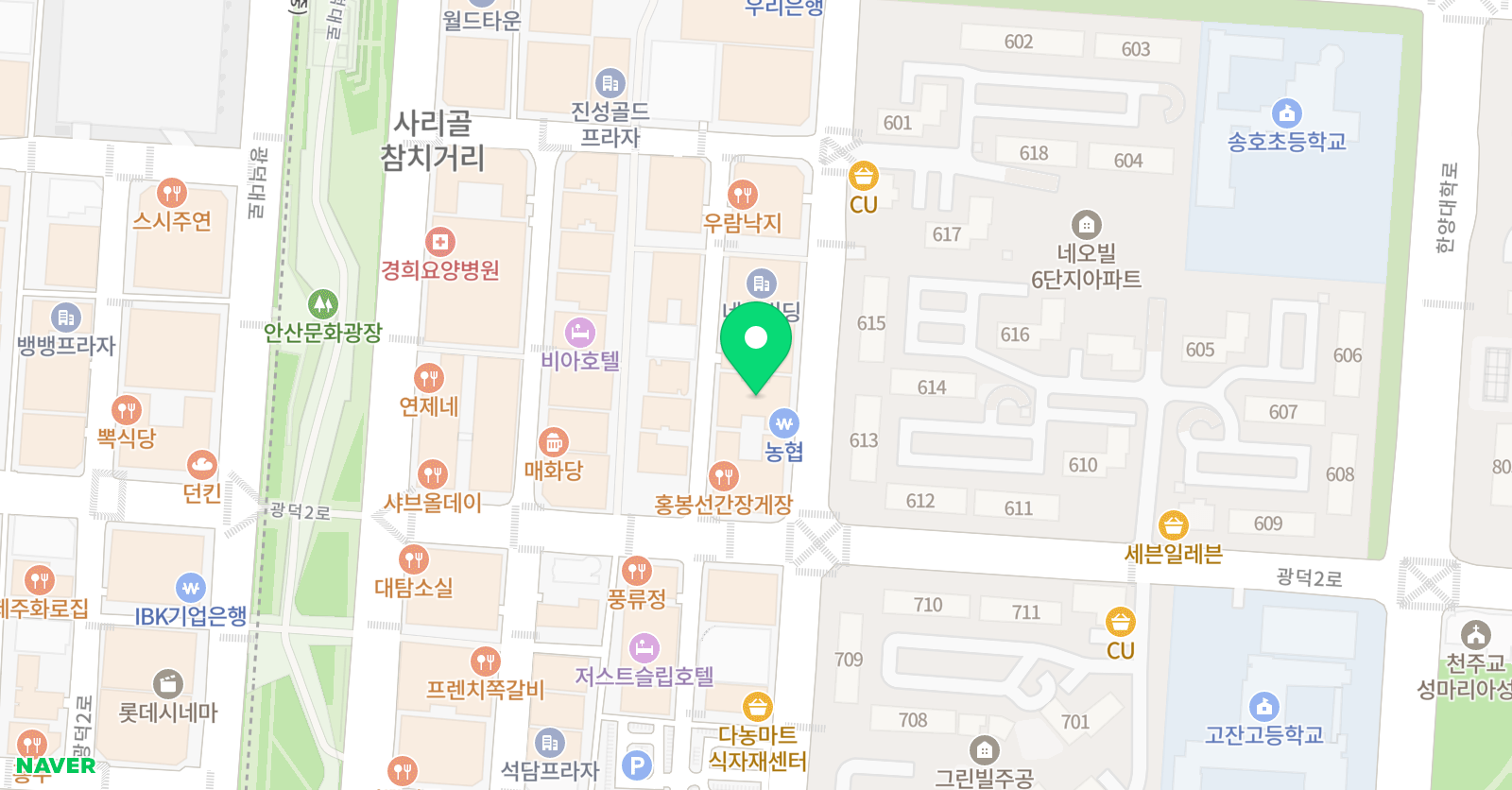 수학여우 안산수완점 위치
