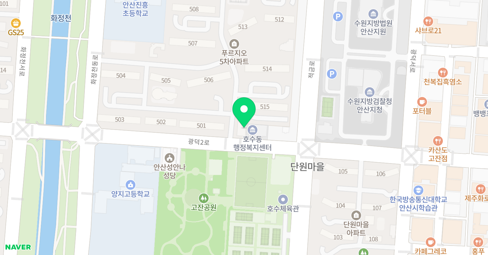 뮤엠 영어 진흥점 위치