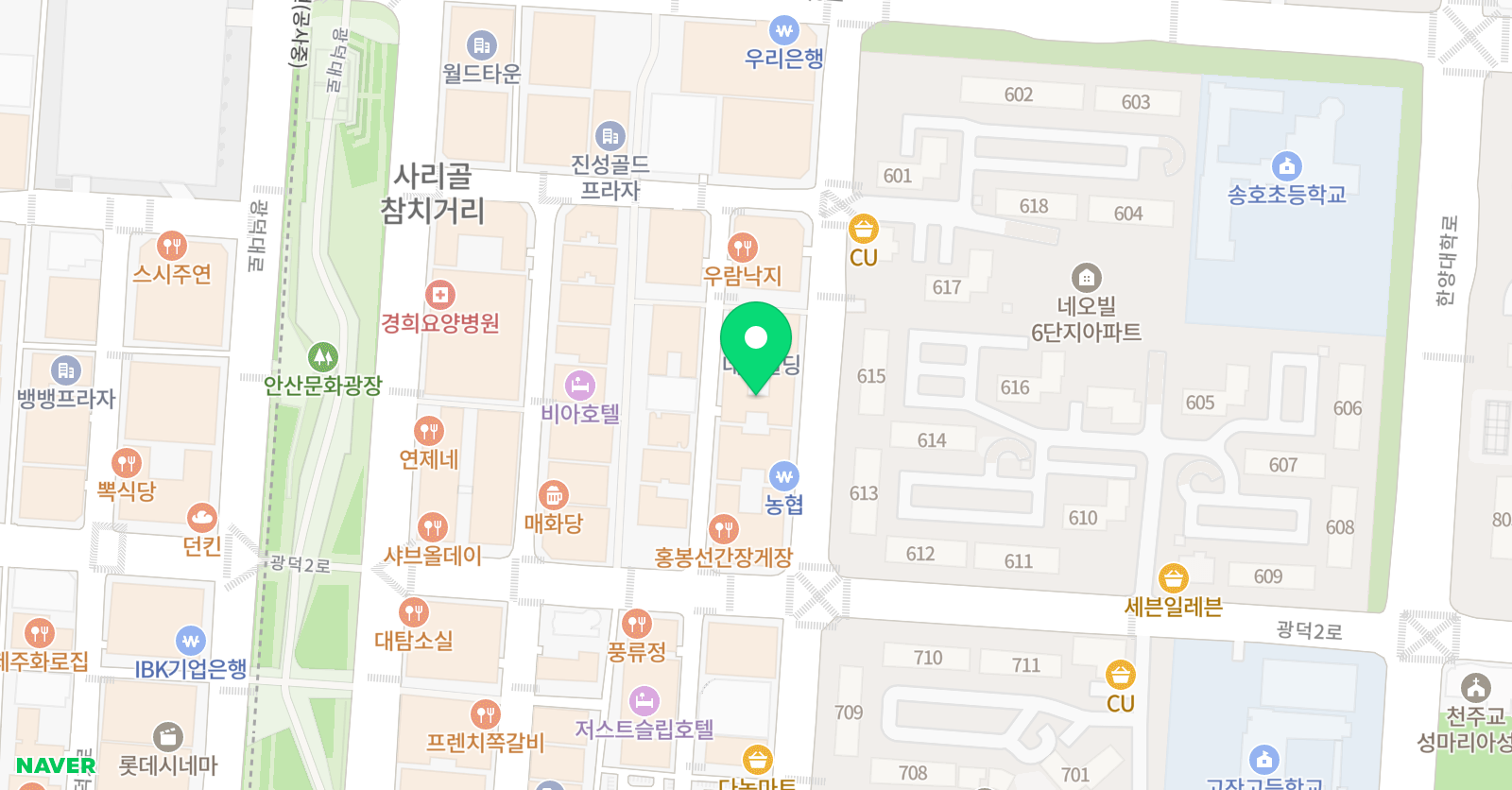 늘찬 스포츠클럽 위치
