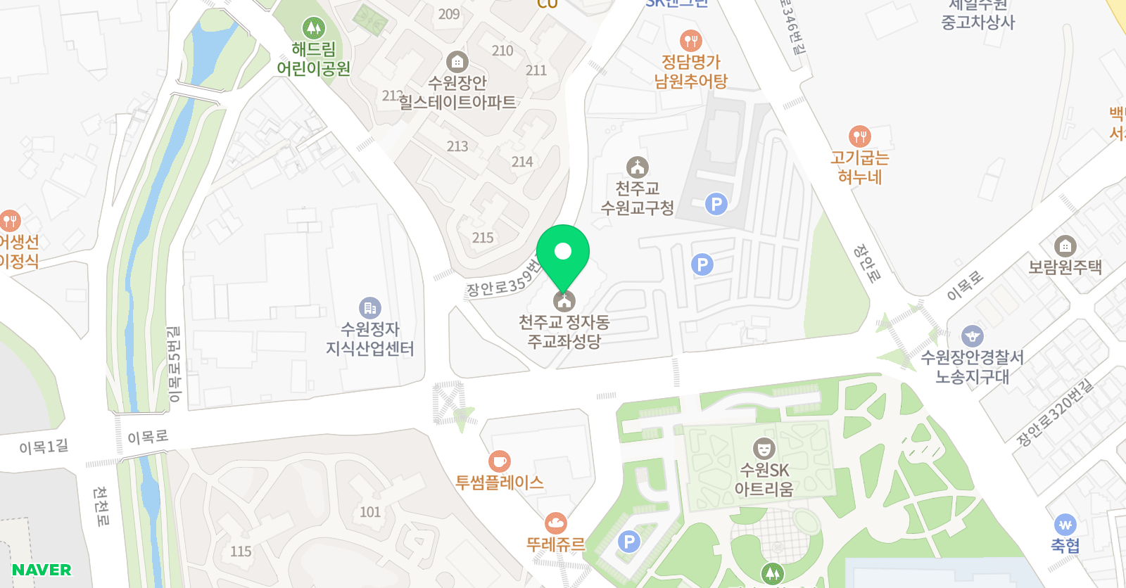 쎈 수학러닝센터 위치