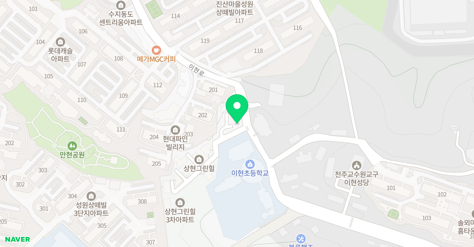 에이블 농구교실 수지점 위치