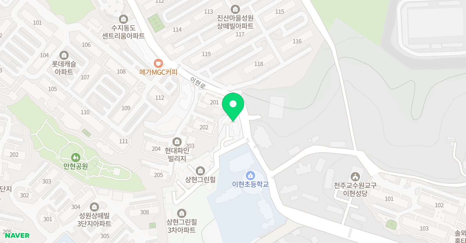 용인대스타태권도 위치