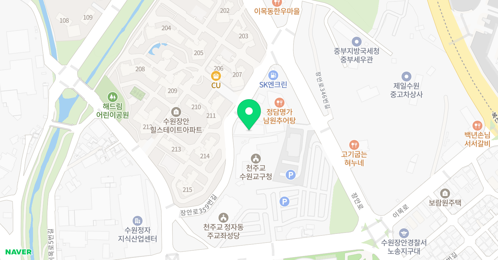 링키영어 다솔초점 위치