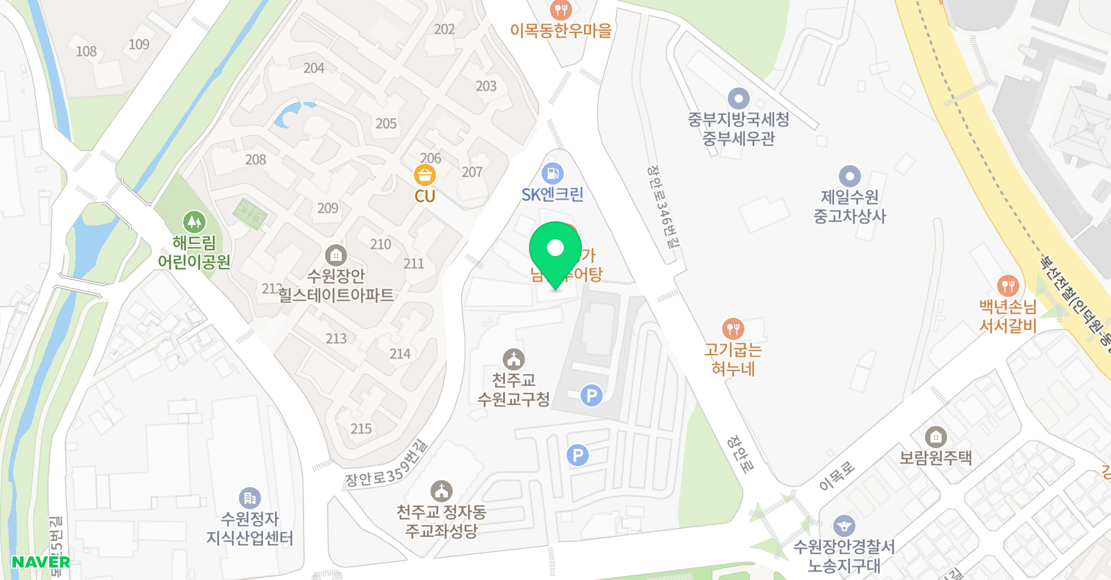 경희대다솔 태권도장 위치