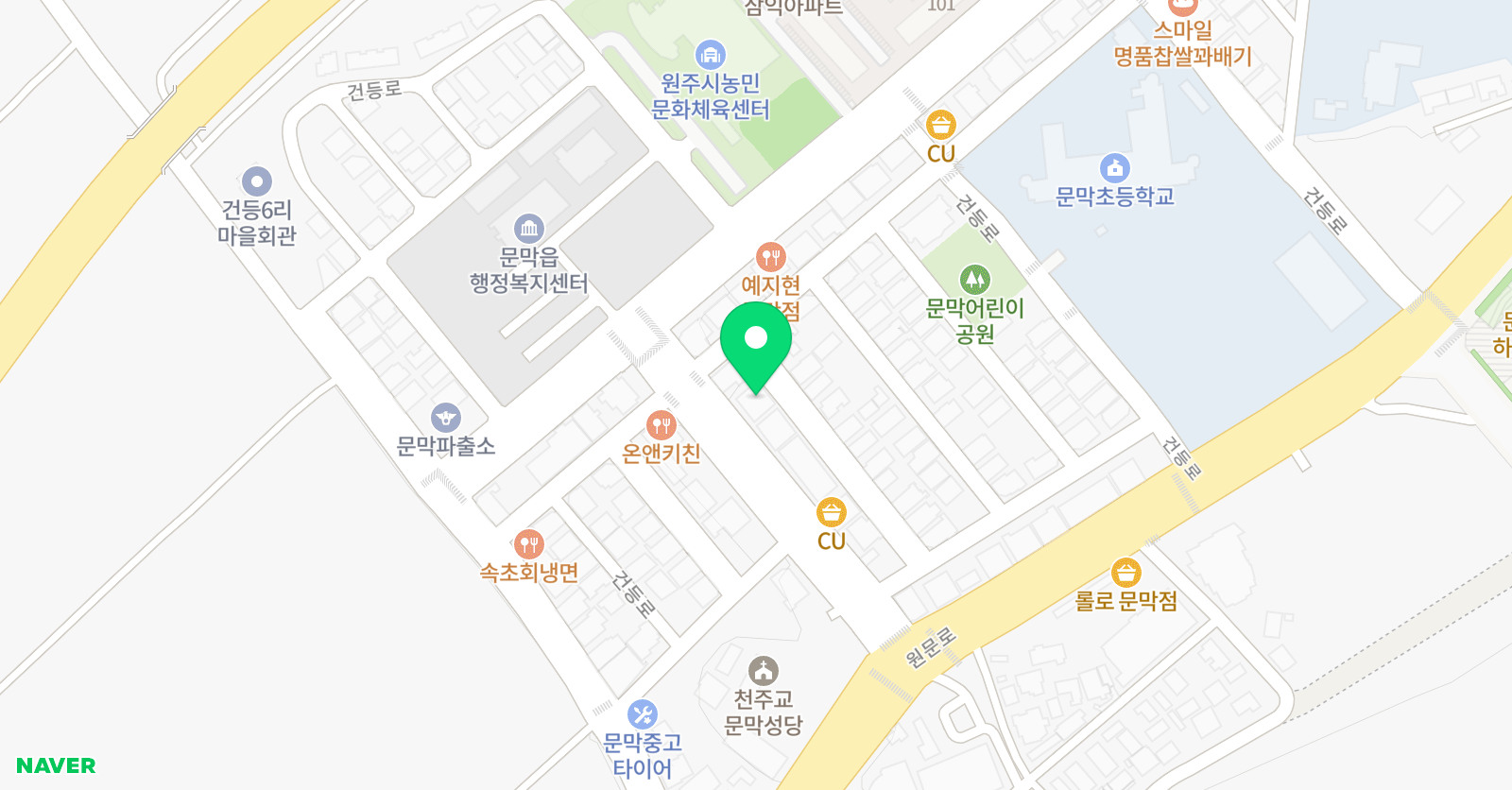 원웨이 영어학원 위치