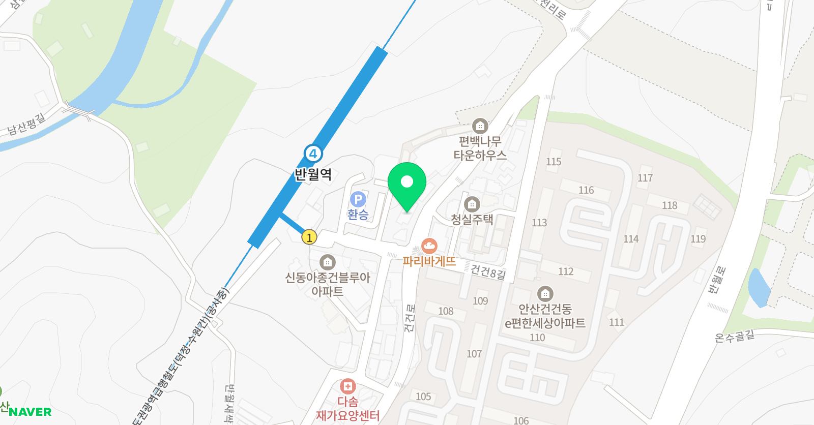 1등 태권도장 위치