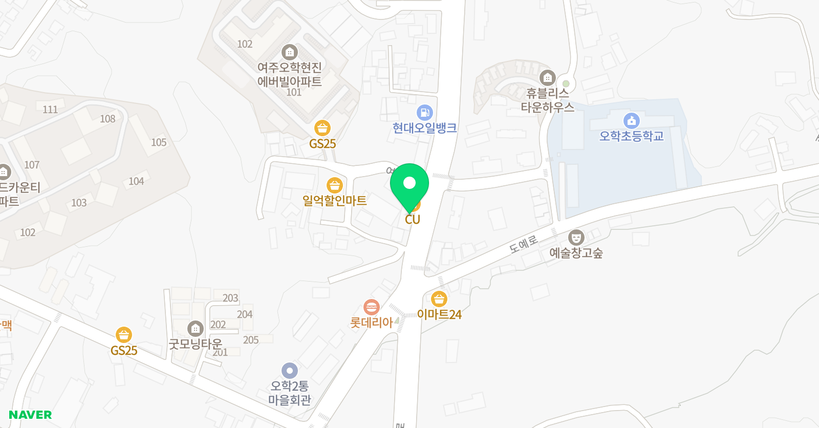 키즈중앙 태권도장 위치
