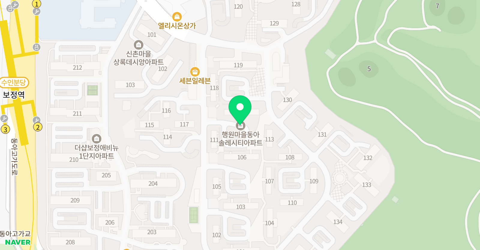 은석학원 위치