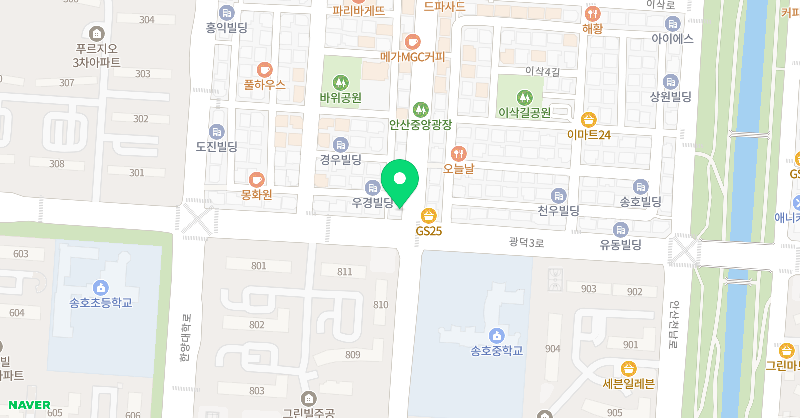 신나는 음악학원 위치