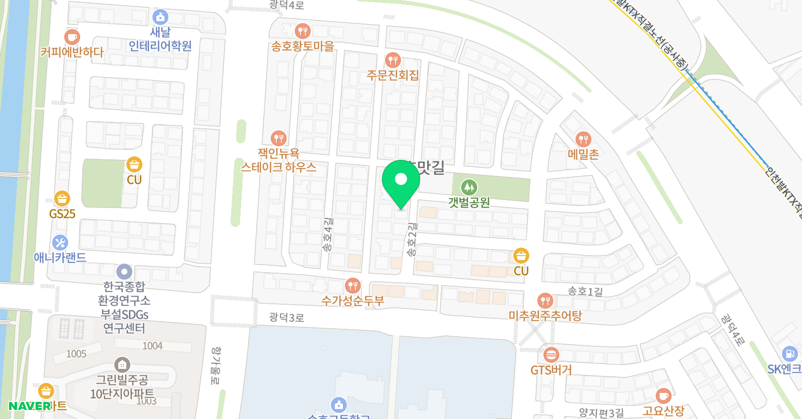 쎈 수학 러닝센터 송호점 위치