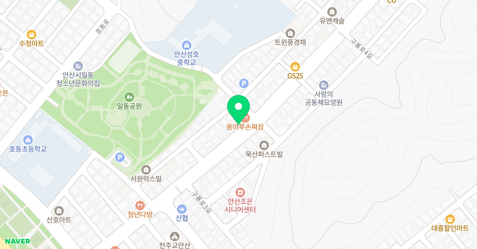 감성 수학학원 위치