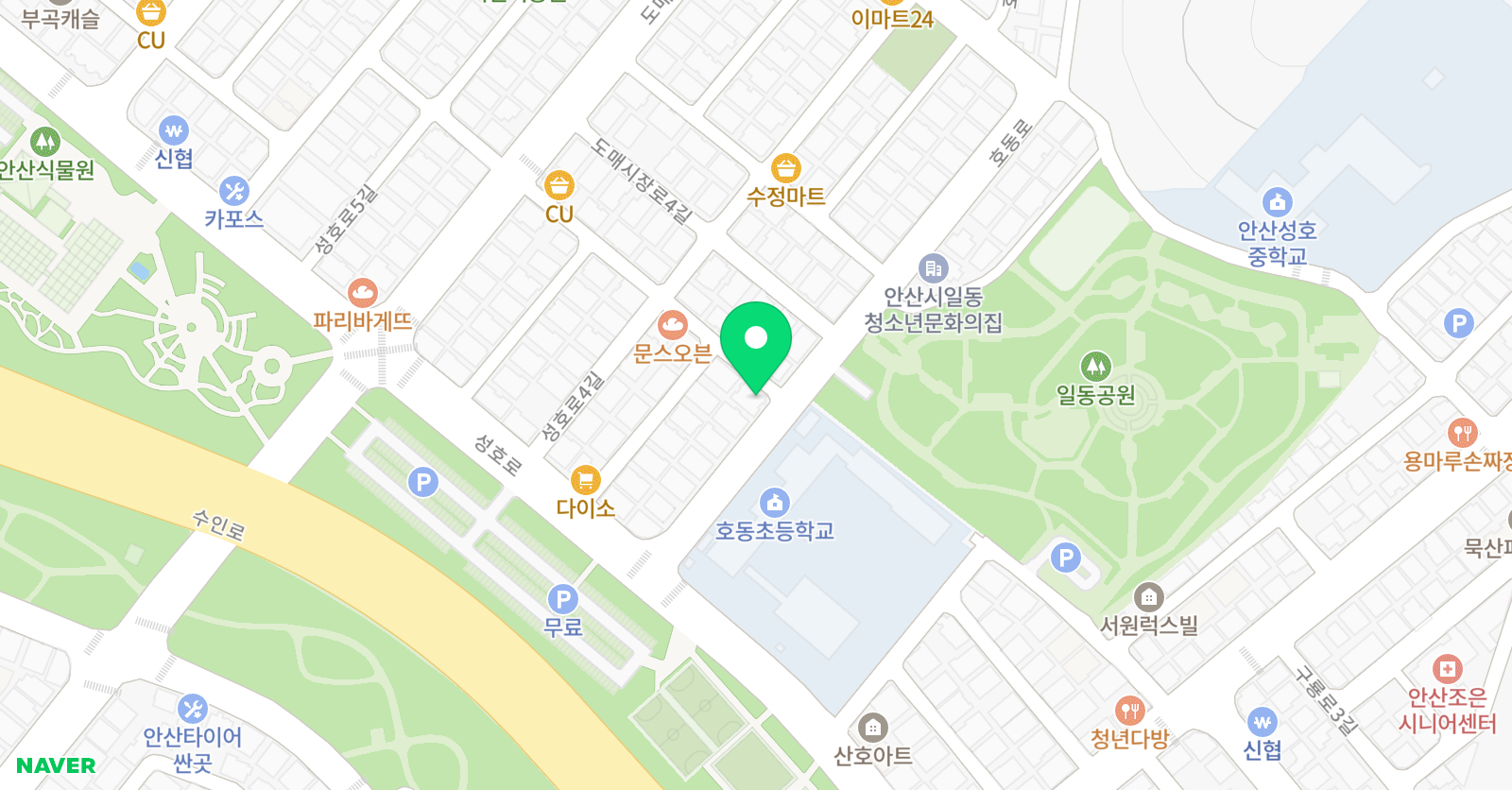 맑은샘 공부방 위치