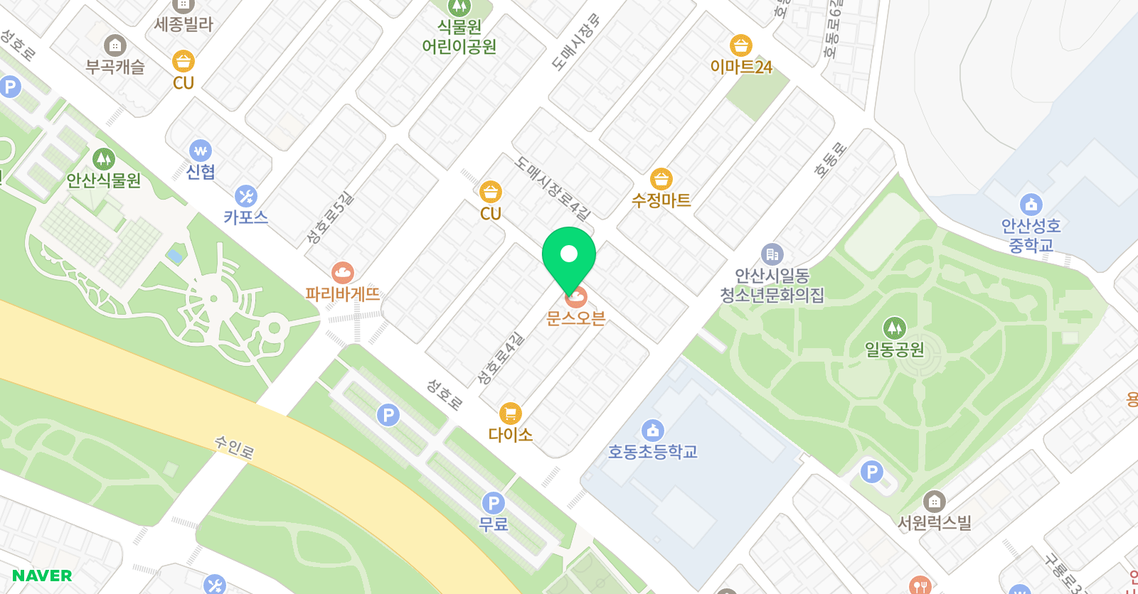 조형미술 위치