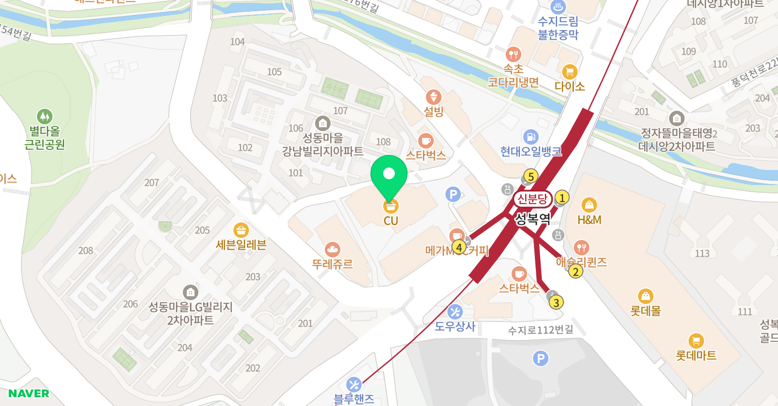 튼튼영어 베이비리그 주니어플러스 용인수지센터 위치