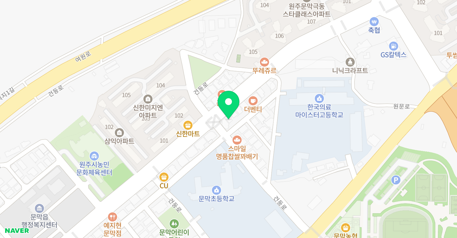 핑거비 음악학원 위치