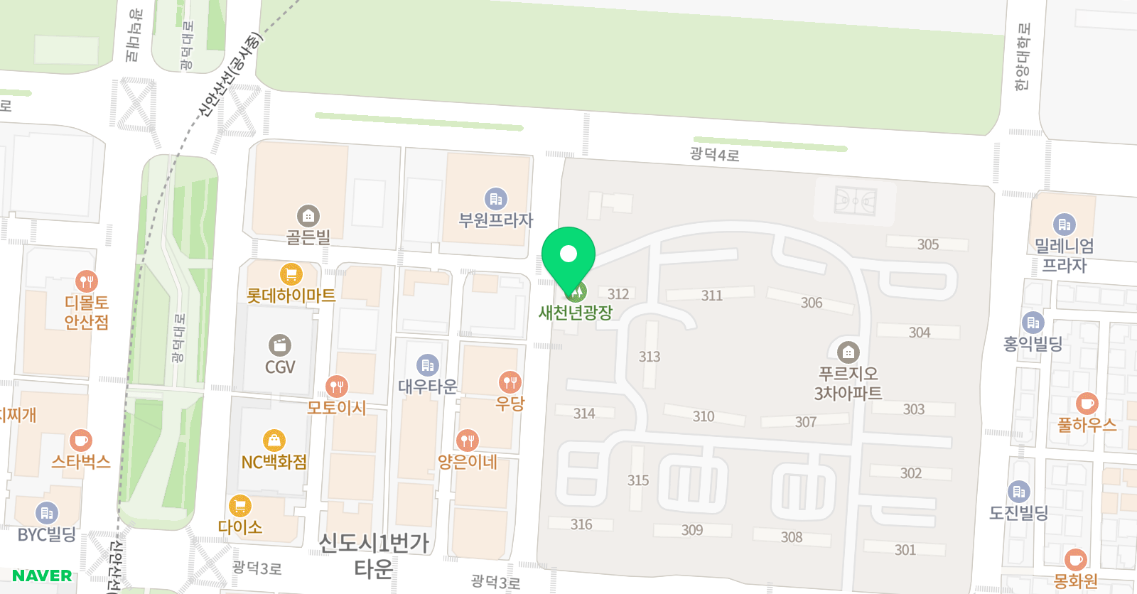 미래엔 영어 비상 수학 꿈의학원 위치