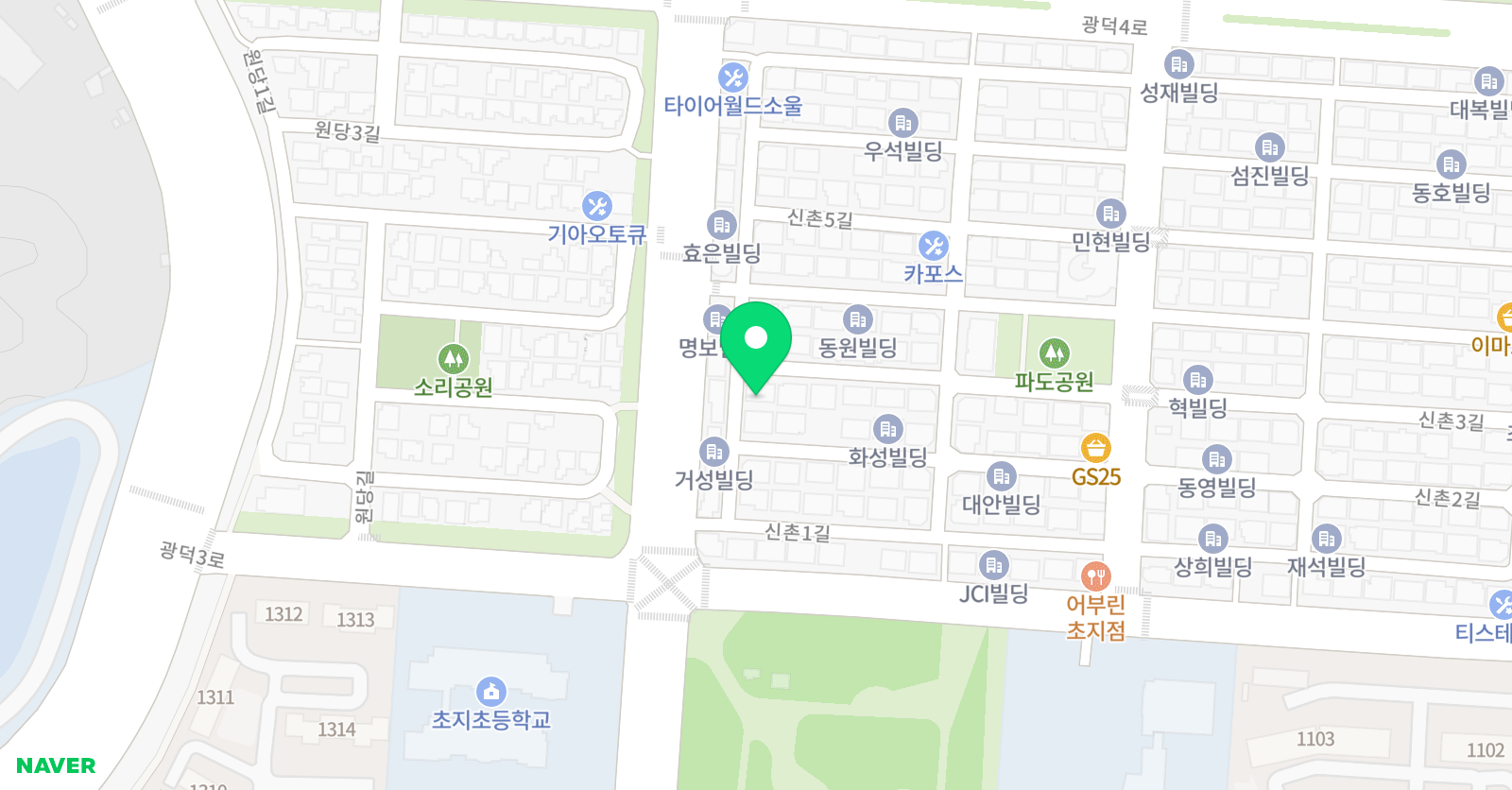 백합미션 학원 위치