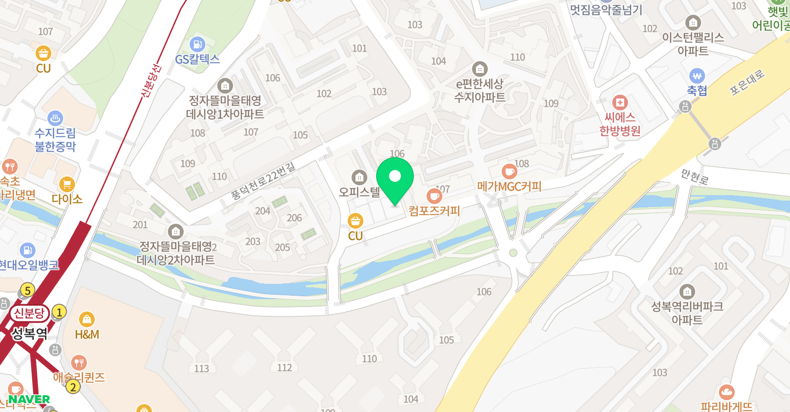 예뜰아트 미술학원 위치