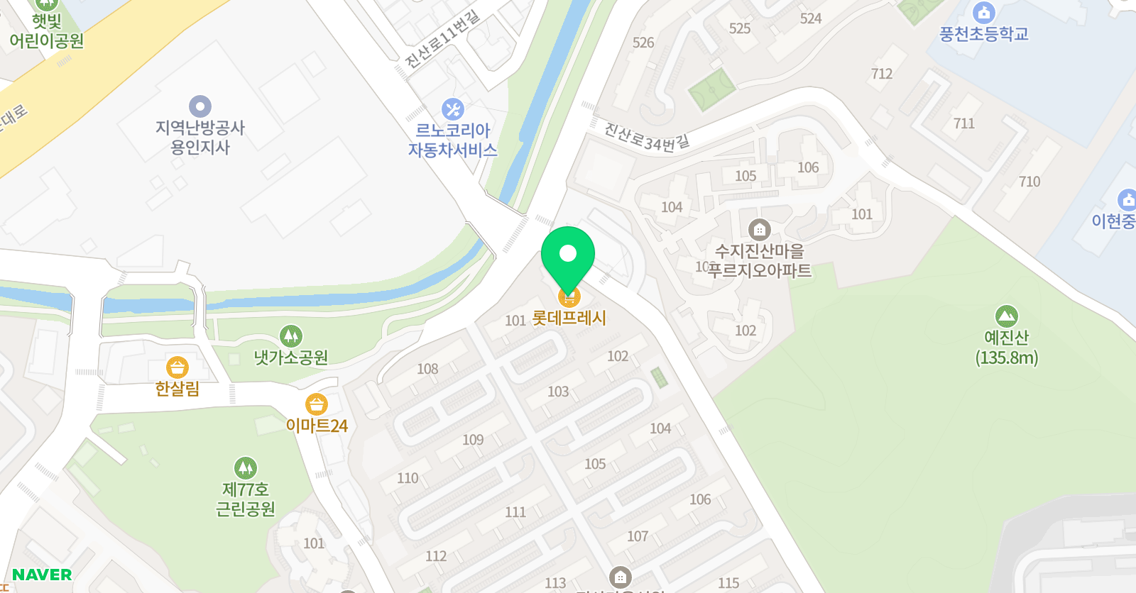 솔루니 상현논술교습소 위치