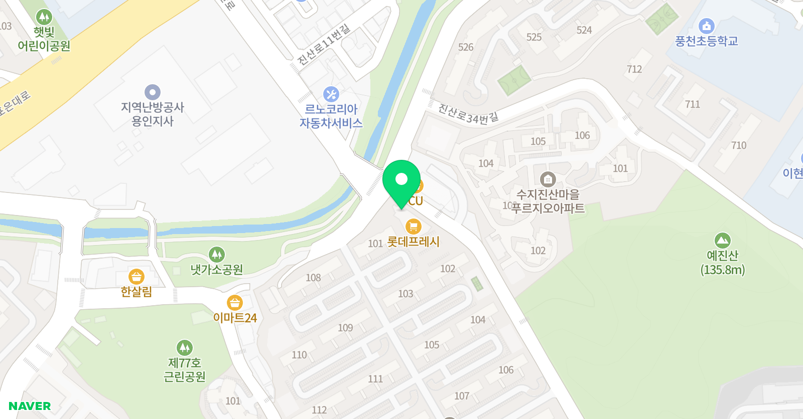 ICS 학원 위치