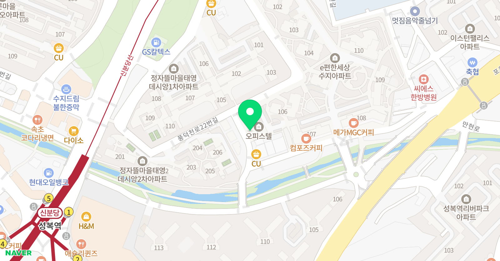최강창의숲 수학 위치