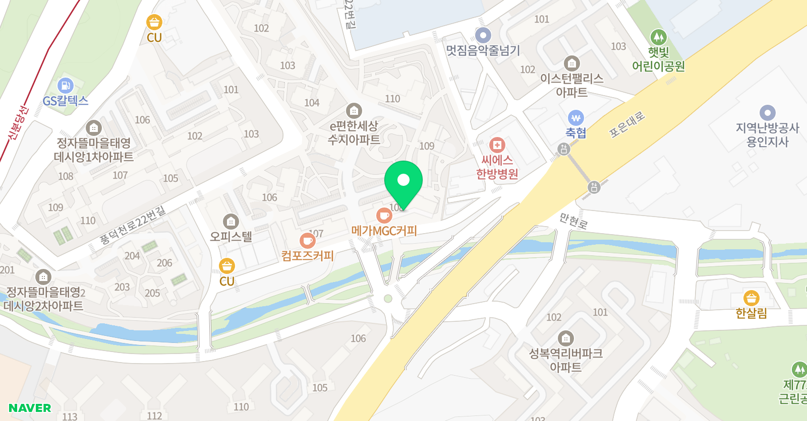 위드아지트 수지초점 위치