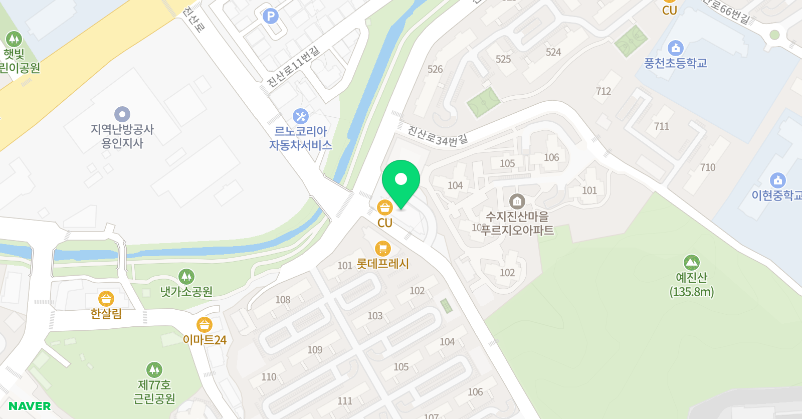ICS 영어학원 위치
