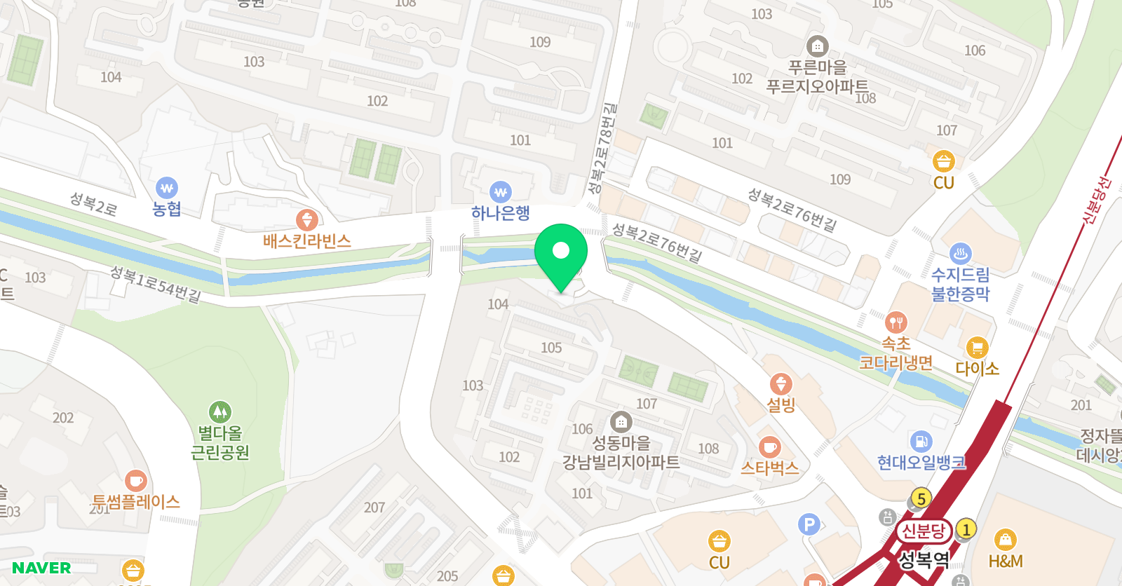 늘발레 학원 위치