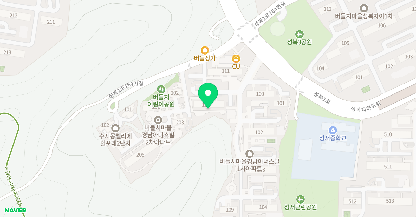스마트해법 수학 성복경남1단지점 위치