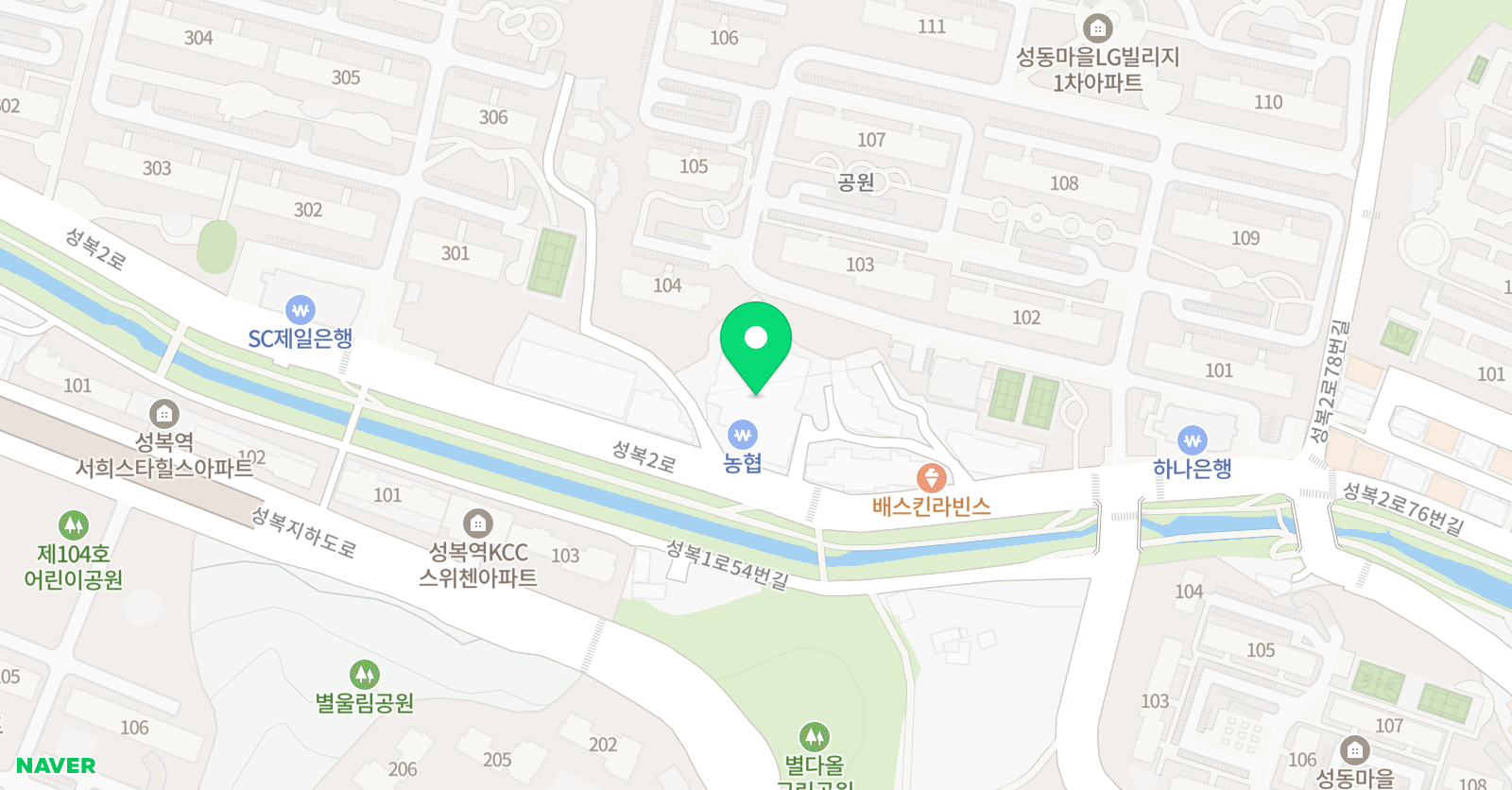 미쏠레 음악학원 위치