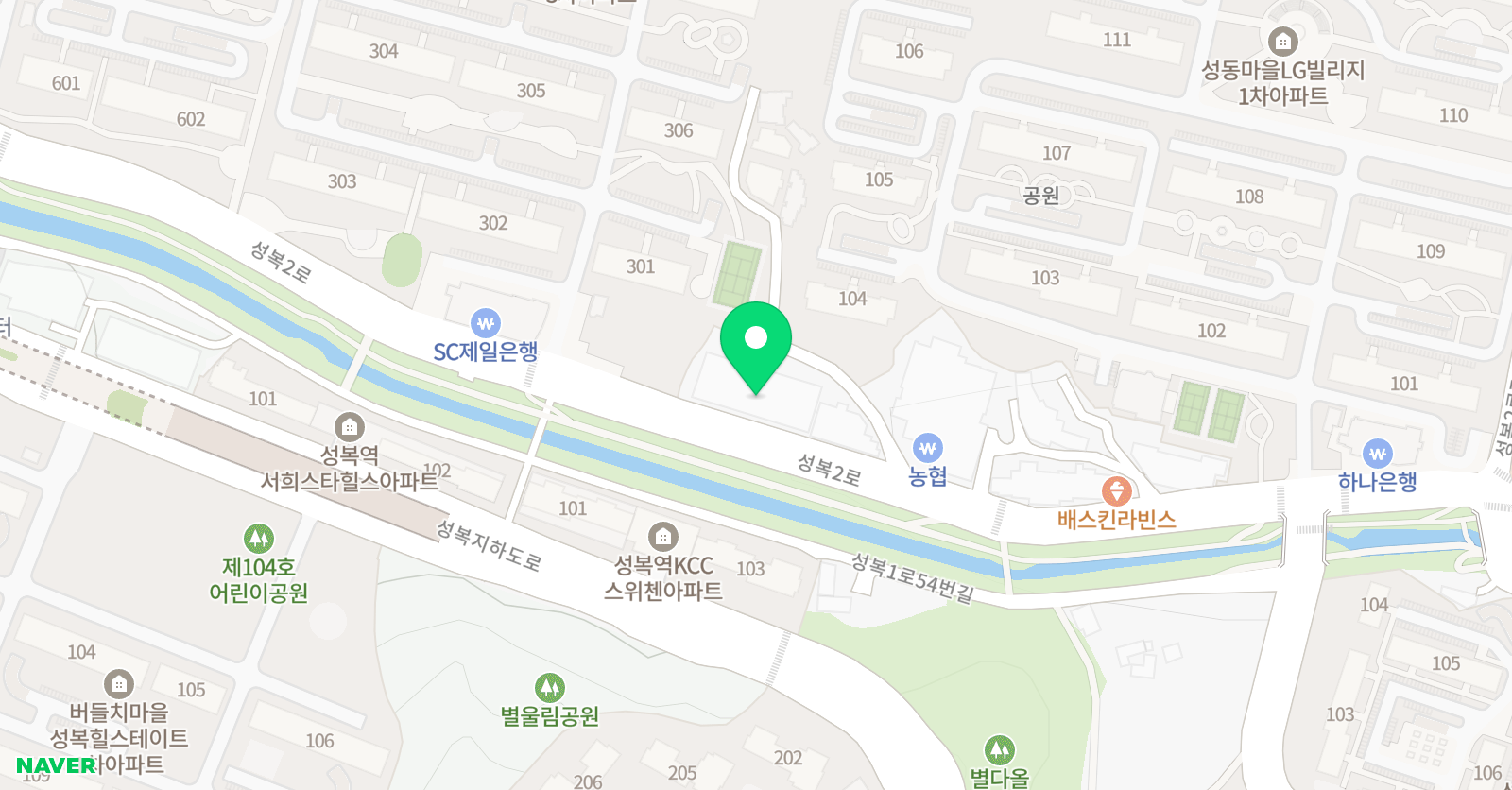 봄봄 수학학원 위치
