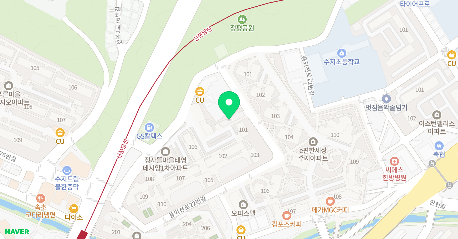 글샘 국어역사논술 위치