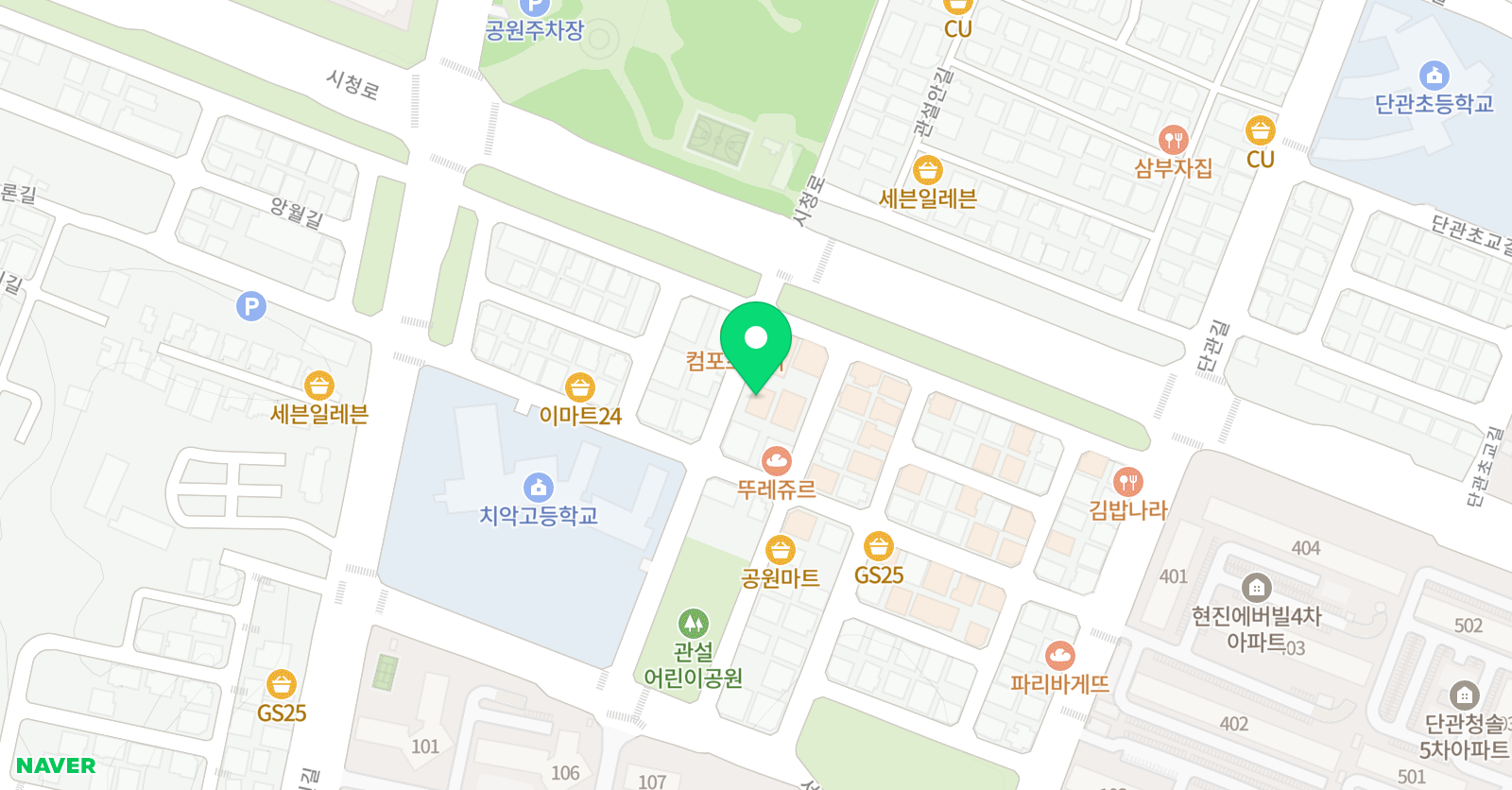 김정아 무용학원 위치
